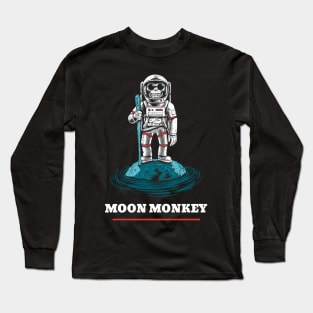 Moon Monkey Long Sleeve T-Shirt